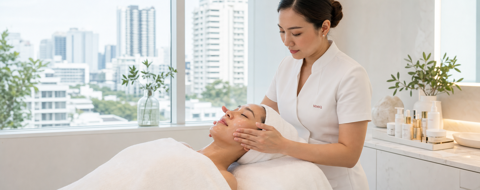 ภาพบรรณาธิการ MIMIQ สำหรับเซรั่มบำรุงผิวหน้าและการนวดหน้า: ทำไม Glide จึงมีความสำคัญ