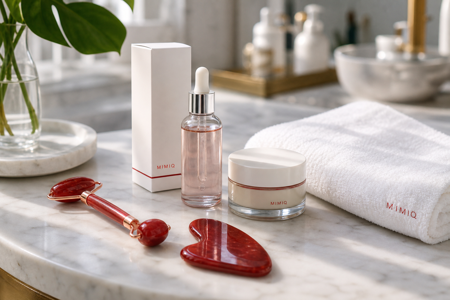 MIMIQ tools and towels for facial detox Bangkok