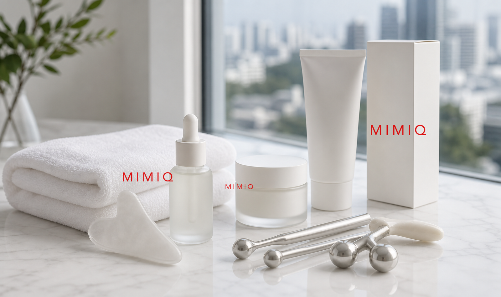 MIMIQ tools and towels for masseter release face workout Bangkok