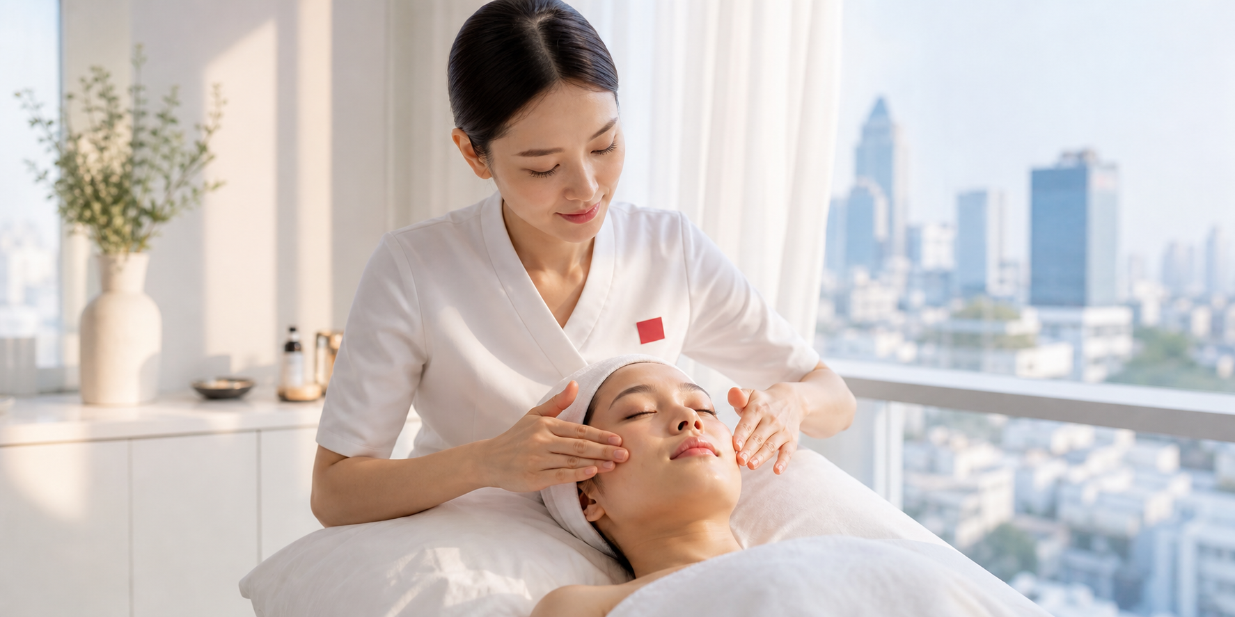 MIMIQ Morgenroutine Face Workout in Bangkok