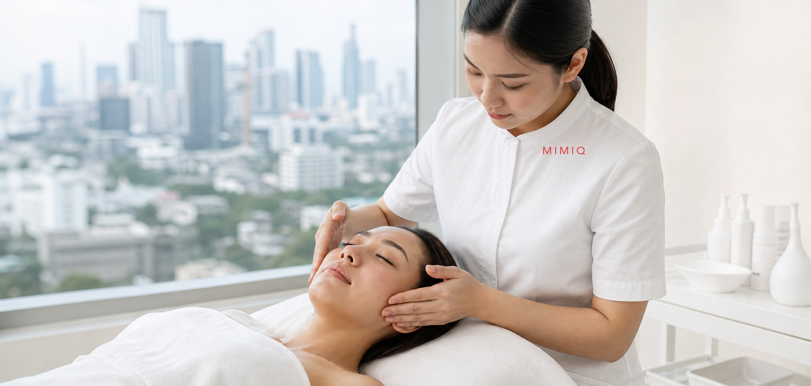 MIMIQ editorial image for Office Worker Face Workout in Bangkok