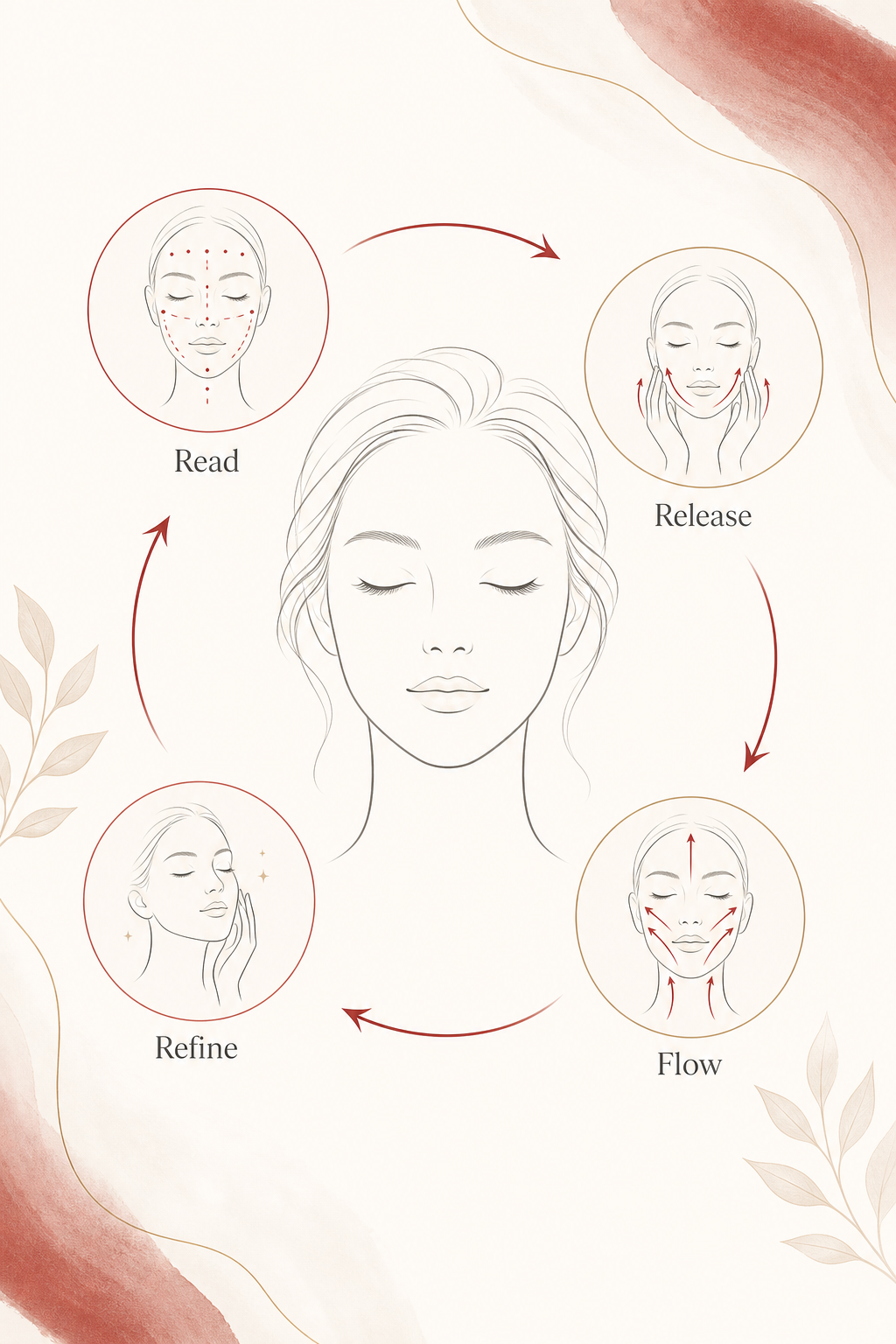 MIMIQ infographic explaining the method for sleepless night face recovery Bangkok
